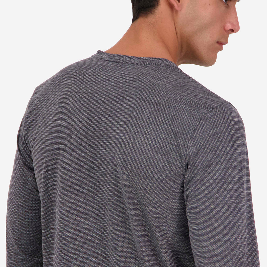 Men's Flight Long Sleeve T-shirt - Grey Marle